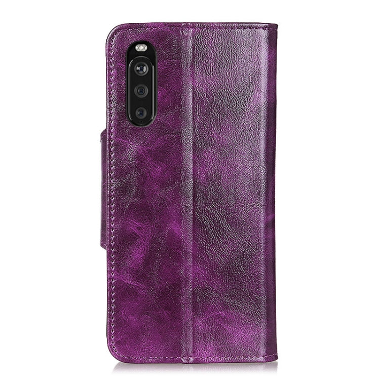 For Sony Xperia 10 III Crazy Horse Texture Horizontal Flip Leather Case with Holder & 6-Card Slots & Wallet