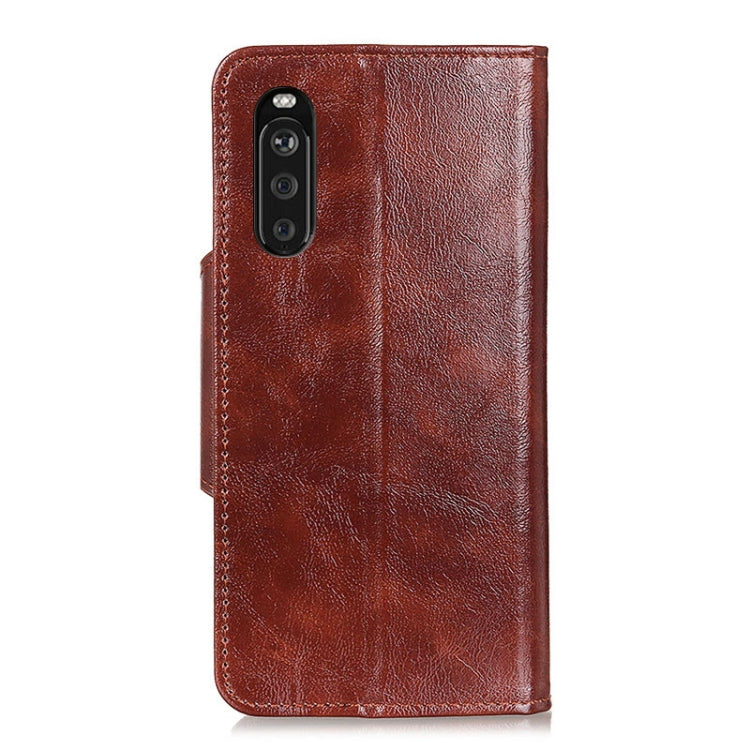 For Sony Xperia 10 III Crazy Horse Texture Horizontal Flip Leather Case with Holder & 6-Card Slots & Wallet