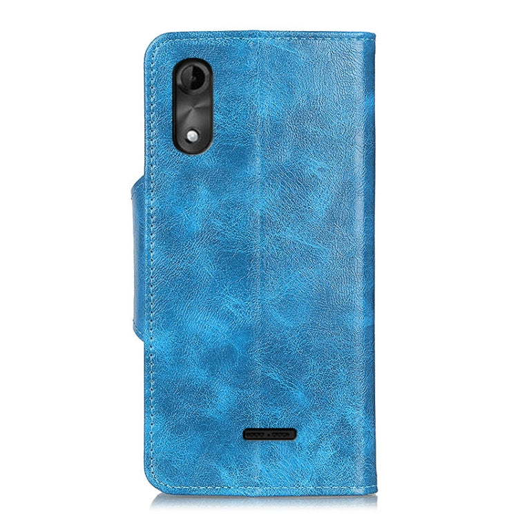 For Wiko Y51 Crazy Horse Texture Horizontal Flip Leather Case with Holder & 6-Card Slots & Wallet
