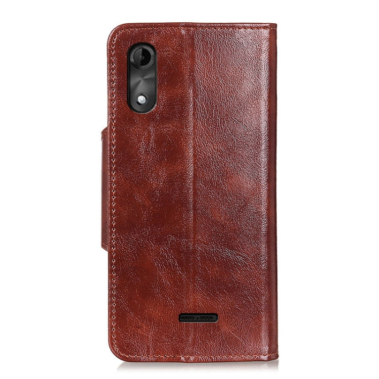 For Wiko Y51 Crazy Horse Texture Horizontal Flip Leather Case with Holder & 6-Card Slots & Wallet