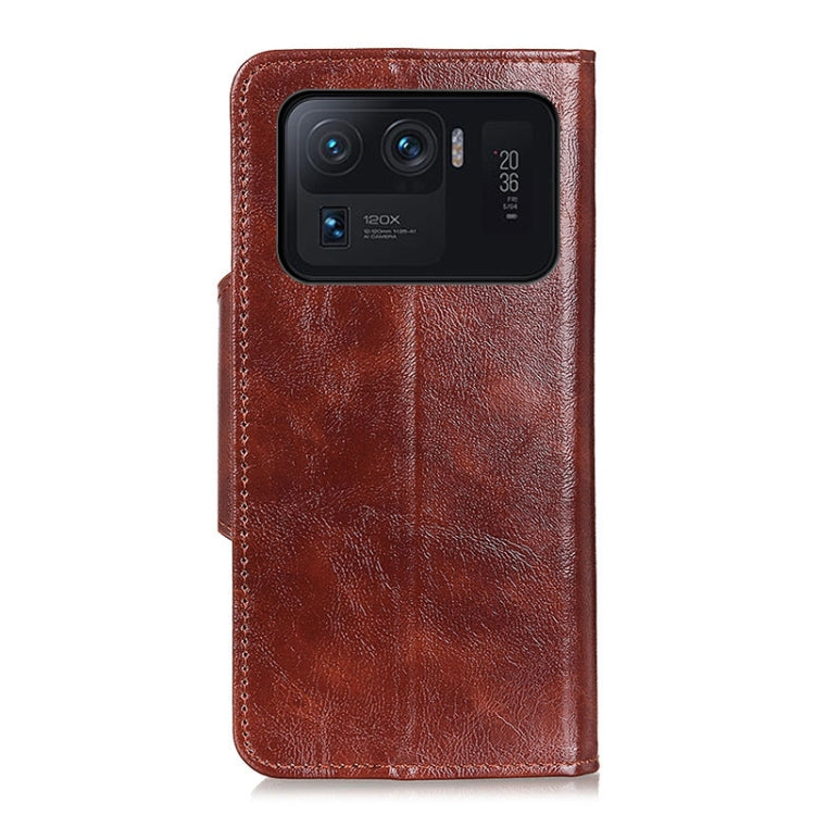 For Xiaomi Mi 11 Ultra Crazy Horse Texture Horizontal Flip Leather Case with Holder & 6-Card Slots & Wallet