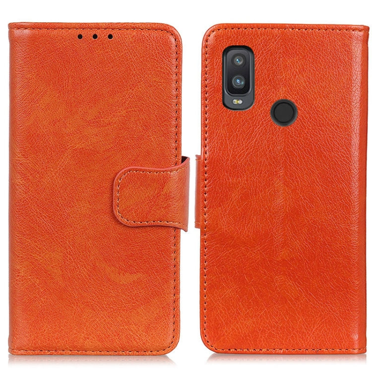 For Alcatel 1L (2021) Nappa Texture Horizontal Flip Leather Case with Holder & Card Slots & Wallet