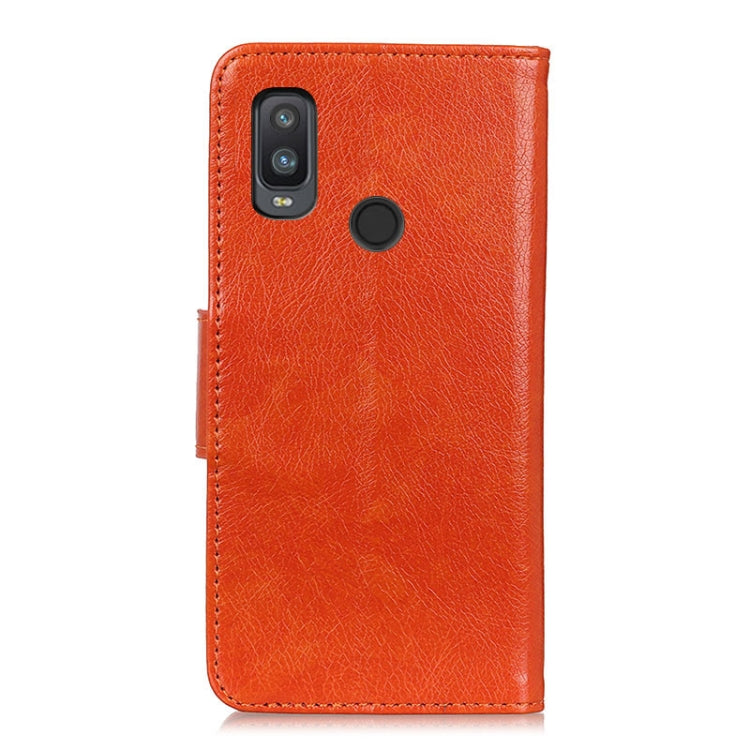 For Alcatel 1L (2021) Nappa Texture Horizontal Flip Leather Case with Holder & Card Slots & Wallet