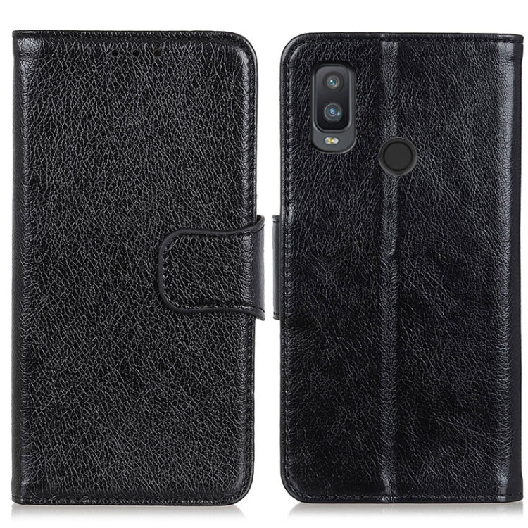 For Alcatel 1L (2021) Nappa Texture Horizontal Flip Leather Case with Holder & Card Slots & Wallet