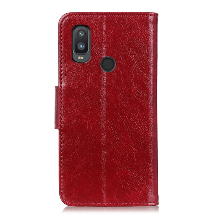 For Alcatel 1L (2021) Nappa Texture Horizontal Flip Leather Case with Holder & Card Slots & Wallet