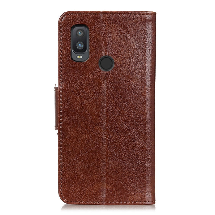 For Alcatel 1L (2021) Nappa Texture Horizontal Flip Leather Case with Holder & Card Slots & Wallet