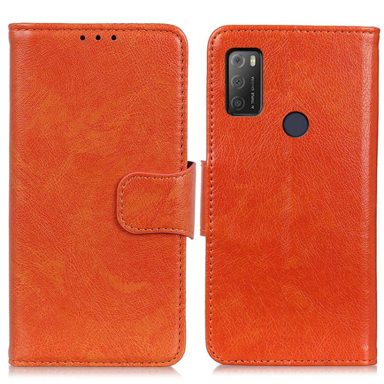 For Alcatel 1S (2021) Nappa Texture Horizontal Flip Leather Case with Holder & Card Slots & Wallet
