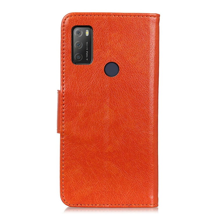 For Alcatel 1S (2021) Nappa Texture Horizontal Flip Leather Case with Holder & Card Slots & Wallet