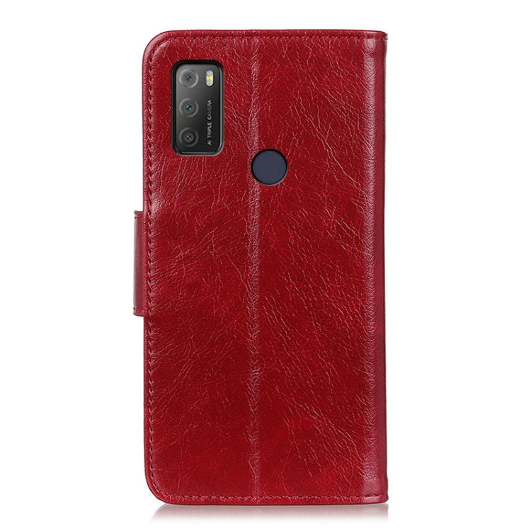 For Alcatel 1S (2021) Nappa Texture Horizontal Flip Leather Case with Holder & Card Slots & Wallet