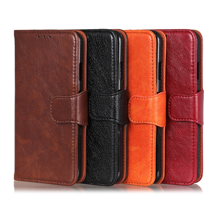 For Alcatel 1S (2021) Nappa Texture Horizontal Flip Leather Case with Holder & Card Slots & Wallet
