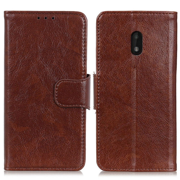 For Nokia C1 Plus Nappa Texture Horizontal Flip Leather Case with Holder & Card Slots & Wallet