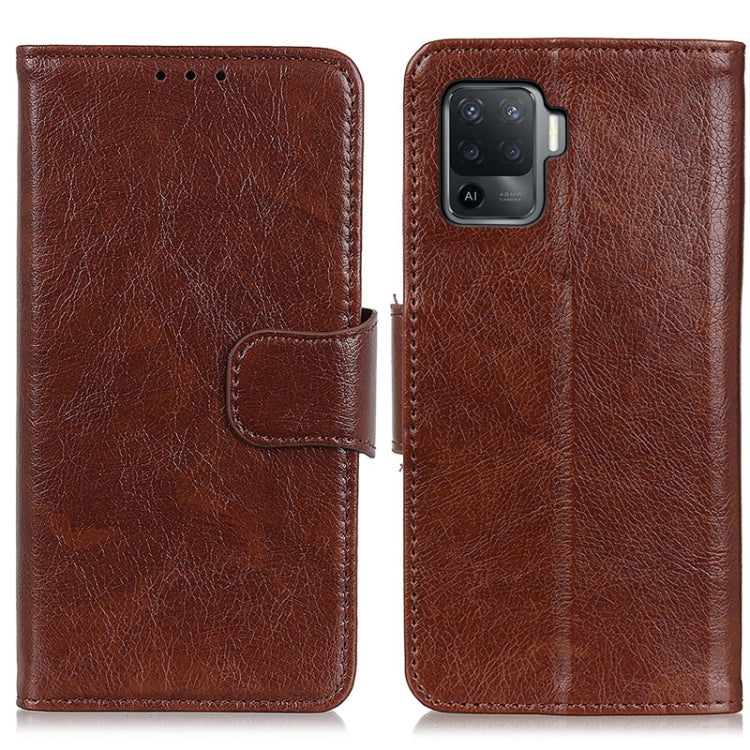 For OPPO A94 / F19 Pro Nappa Texture Horizontal Flip Leather Case with Holder & Card Slots & Wallet