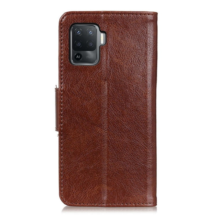 For OPPO A94 / F19 Pro Nappa Texture Horizontal Flip Leather Case with Holder & Card Slots & Wallet