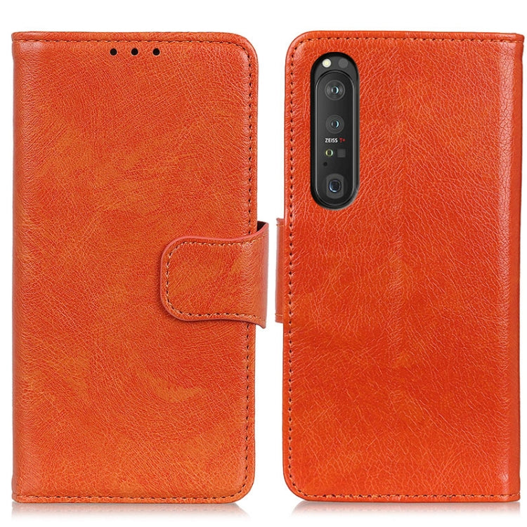 For Sony Xperia 1 III Nappa Texture Horizontal Flip Leather Case with Holder & Card Slots & Wallet