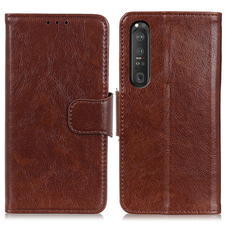 For Sony Xperia 1 III Nappa Texture Horizontal Flip Leather Case with Holder & Card Slots & Wallet