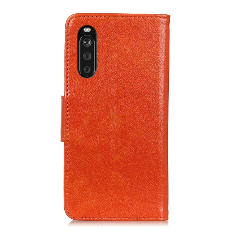 For Sony Xperia 10 III Nappa Texture Horizontal Flip Leather Case with Holder & Card Slots & Wallet