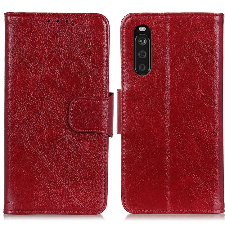 For Sony Xperia 10 III Nappa Texture Horizontal Flip Leather Case with Holder & Card Slots & Wallet