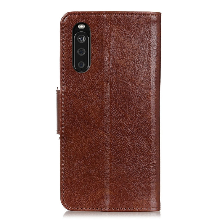 For Sony Xperia 10 III Nappa Texture Horizontal Flip Leather Case with Holder & Card Slots & Wallet