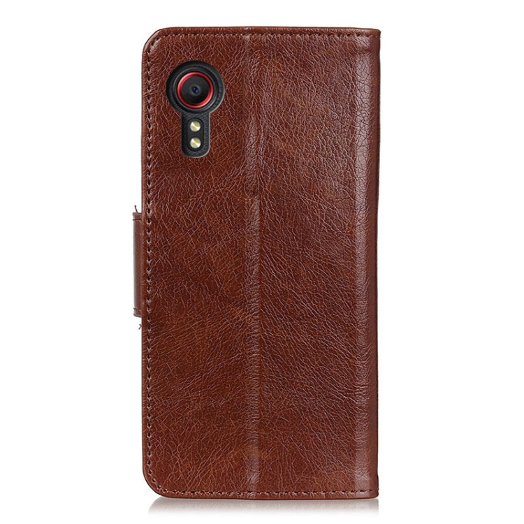 For Samsung Galaxy Xcover 5 Nappa Texture Horizontal Flip Leather Case with Holder & Card Slots & Wallet