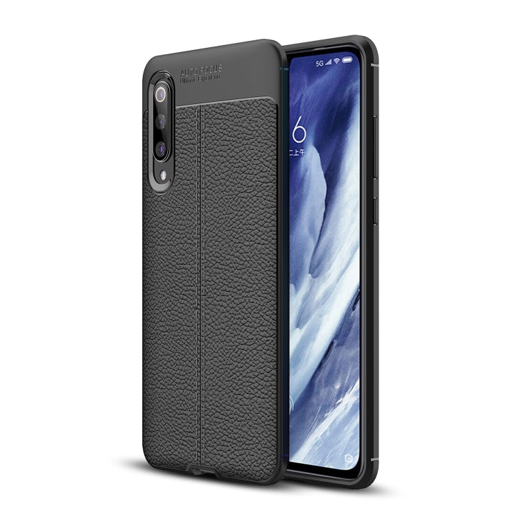 For Xiaomi Mi 9 Pro 5G Litchi Texture TPU Shockproof Protective Case