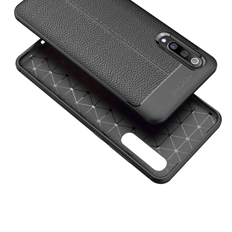 For Xiaomi Mi 9 Pro 5G Litchi Texture TPU Shockproof Protective Case