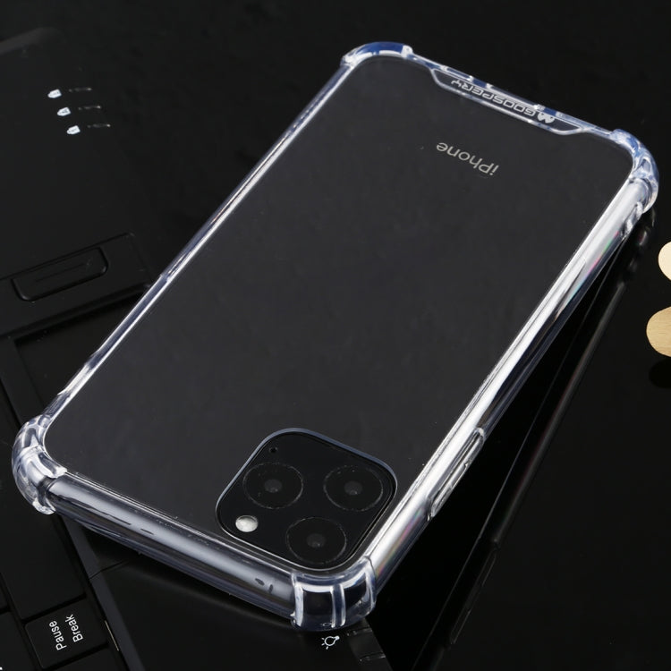 For iPhone 11 Pro MERCURY GOOSPERY  Four-Corner Shockproof Full Coverage Soft Case(Transparent)