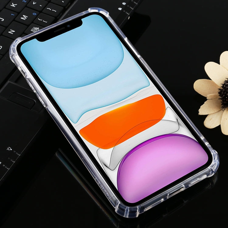 For iPhone 11 Pro MERCURY GOOSPERY For iPhone 11 Four-Corner Shockproof Full Coverage Soft Case(Transparent)