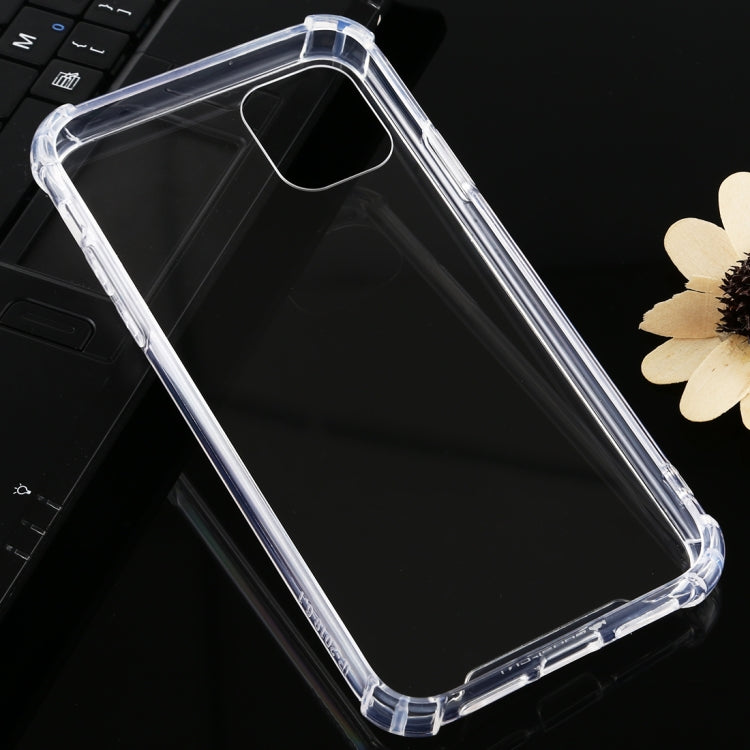 For iPhone 11 Pro MERCURY GOOSPERY For iPhone 11 Four-Corner Shockproof Full Coverage Soft Case(Transparent)