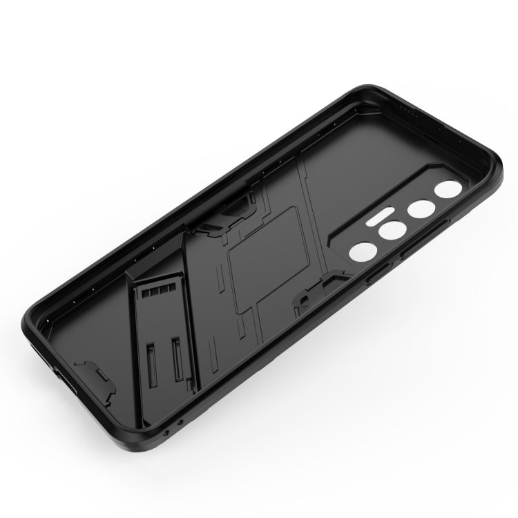 For Xiaomi Mi 10S Punk Armor 2 in 1 PC + TPU Shockproof Case with Invisible Holder