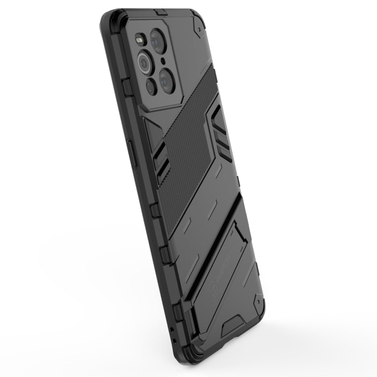For OPPO Find X3 Punk Armor 2 in 1 PC + TPU Shockproof Case with Invisible Holder