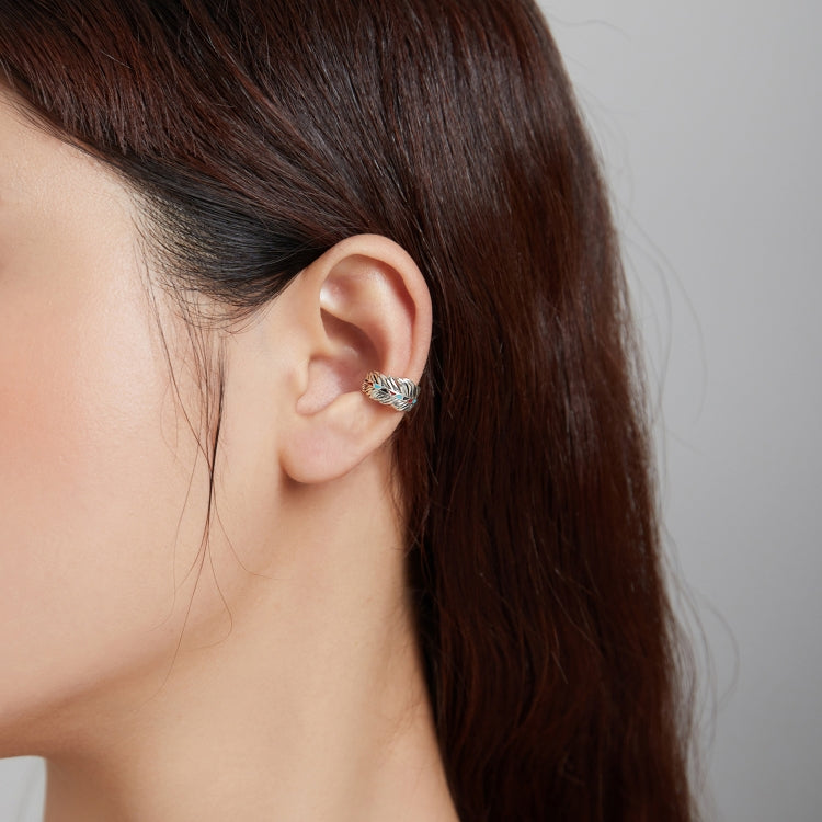 S925 Sterling Silver Wing Ear Clip Women Earrings