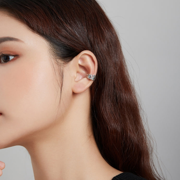 S925 Sterling Silver Wing Ear Clip Women Earrings