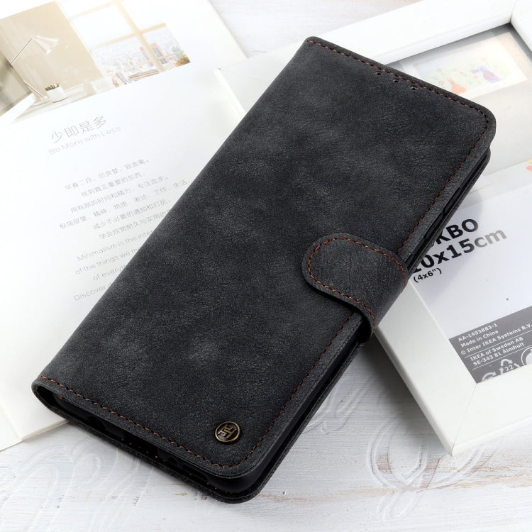 For Alcatel 1L (2021) Antelope Texture Magnetic Buckle Horizontal Flip PU Leather Case with Card Slots & Wallet & Holder