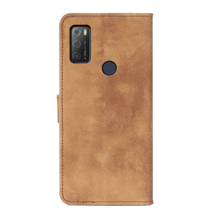 For Alcatel 1S 2021 / 3L 2021 Antelope Texture Magnetic Buckle Horizontal Flip PU Leather Case with Card Slots & Wallet & Holder