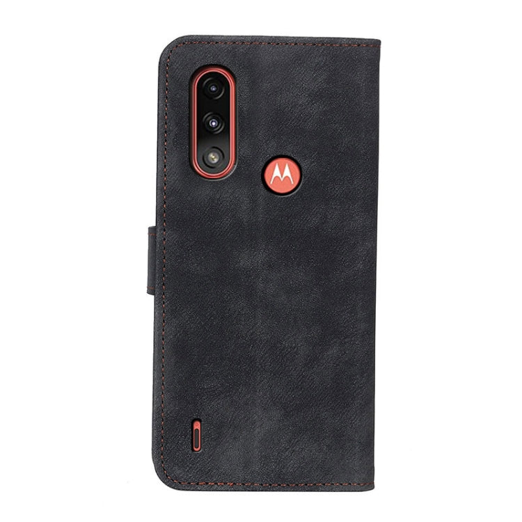 For Motorola Moto E7 Power(2021) Antelope Texture Magnetic Buckle Horizontal Flip PU Leather Case with Card Slots & Wallet & Holder