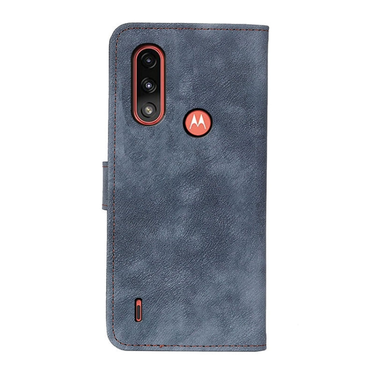 For Motorola Moto E7 Power(2021) Antelope Texture Magnetic Buckle Horizontal Flip PU Leather Case with Card Slots & Wallet & Holder