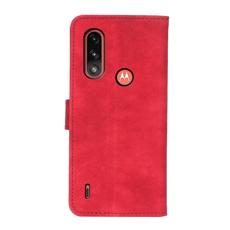 For Motorola Moto E7 Power(2021) Antelope Texture Magnetic Buckle Horizontal Flip PU Leather Case with Card Slots & Wallet & Holder