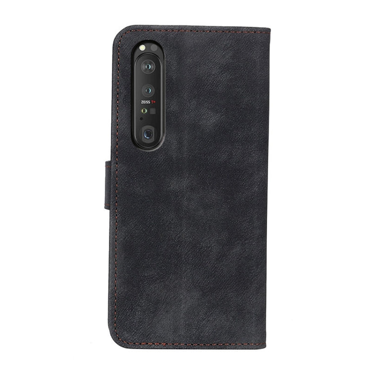 For Sony Xperia 1 III Antelope Texture Magnetic Buckle Horizontal Flip PU Leather Case with Card Slots & Wallet & Holder
