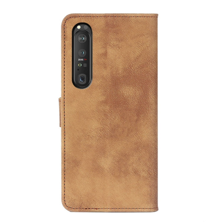 For Sony Xperia 1 III Antelope Texture Magnetic Buckle Horizontal Flip PU Leather Case with Card Slots & Wallet & Holder