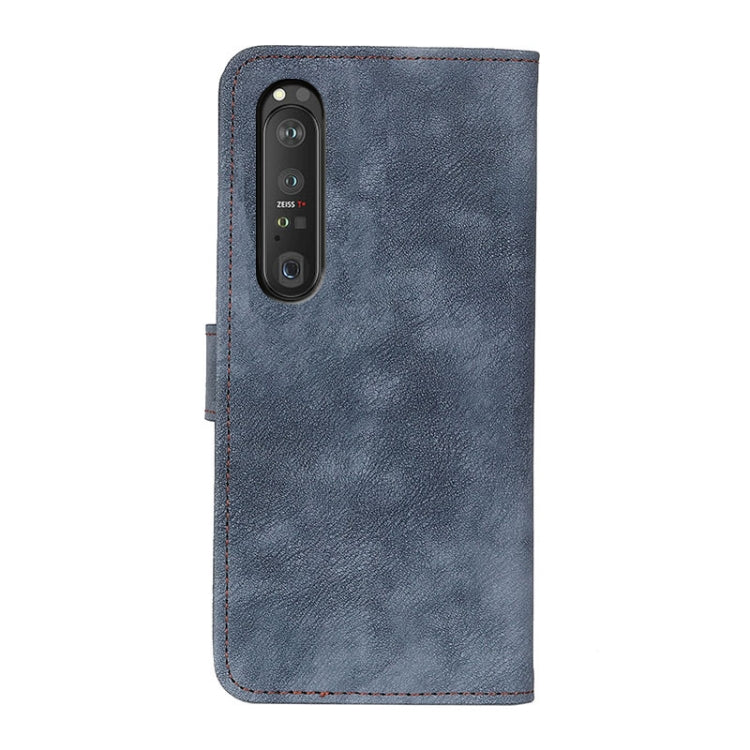 For Sony Xperia 1 III Antelope Texture Magnetic Buckle Horizontal Flip PU Leather Case with Card Slots & Wallet & Holder