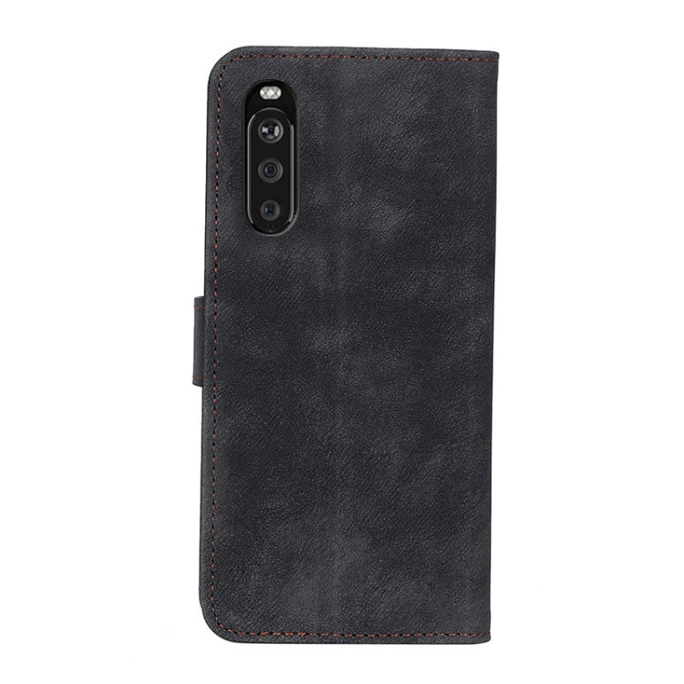 For Sony Xperia 10 III Antelope Texture Magnetic Buckle Horizontal Flip PU Leather Case with Card Slots & Wallet & Holder