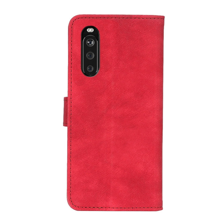 For Sony Xperia 10 III Antelope Texture Magnetic Buckle Horizontal Flip PU Leather Case with Card Slots & Wallet & Holder