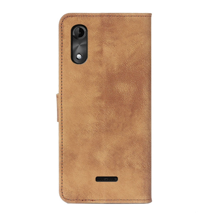 For Wiko Y51 Antelope Texture Magnetic Buckle Horizontal Flip PU Leather Case with Card Slots & Wallet & Holder