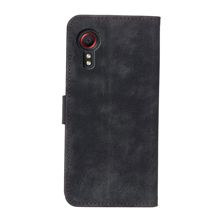 For Samsung Galaxy Xcover 5 / 5S Antelope Texture Magnetic Buckle Horizontal Flip PU Leather Case with Card Slots & Wallet & Holder