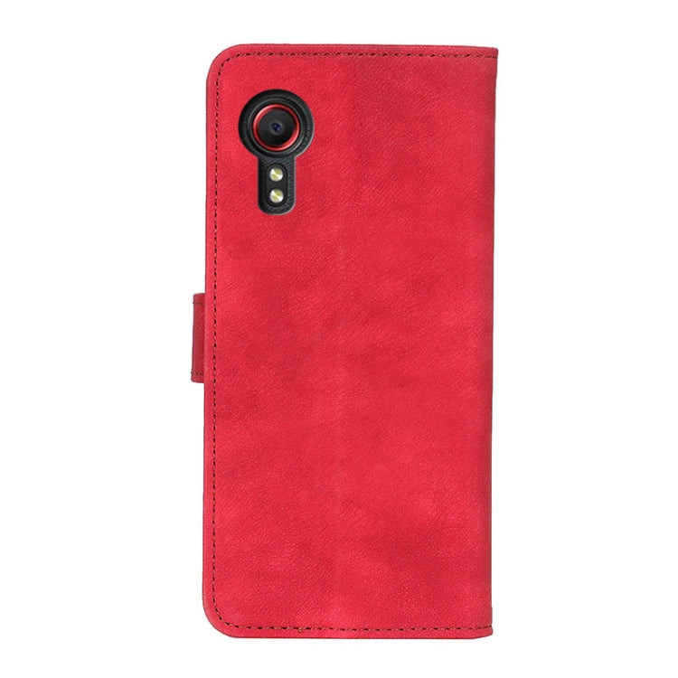 For Samsung Galaxy Xcover 5 / 5S Antelope Texture Magnetic Buckle Horizontal Flip PU Leather Case with Card Slots & Wallet & Holder