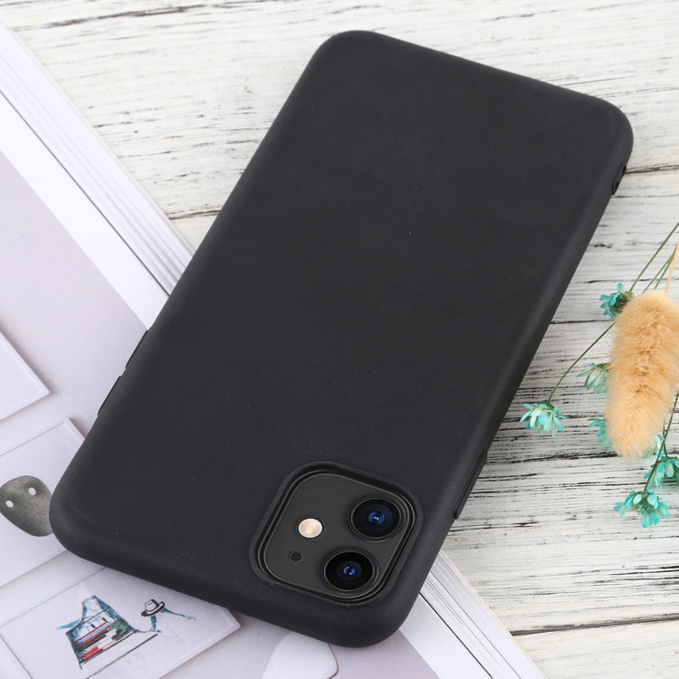 For iPhone 11 TPU Soft Protective Case(Black)