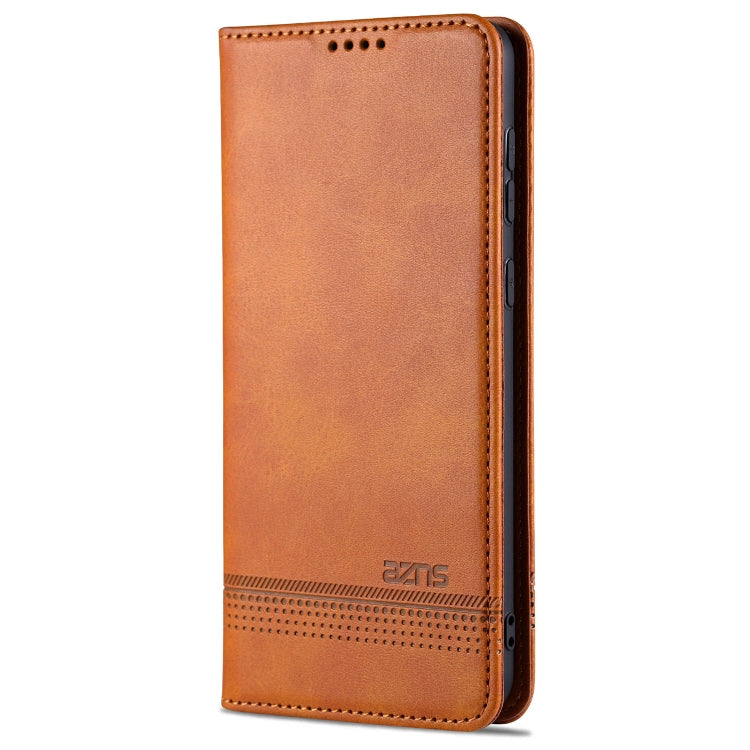 For Samsung Galaxy A02 AZNS Magnetic Calf Texture Horizontal Flip Leather Case with Card Slots & Holder & Wallet
