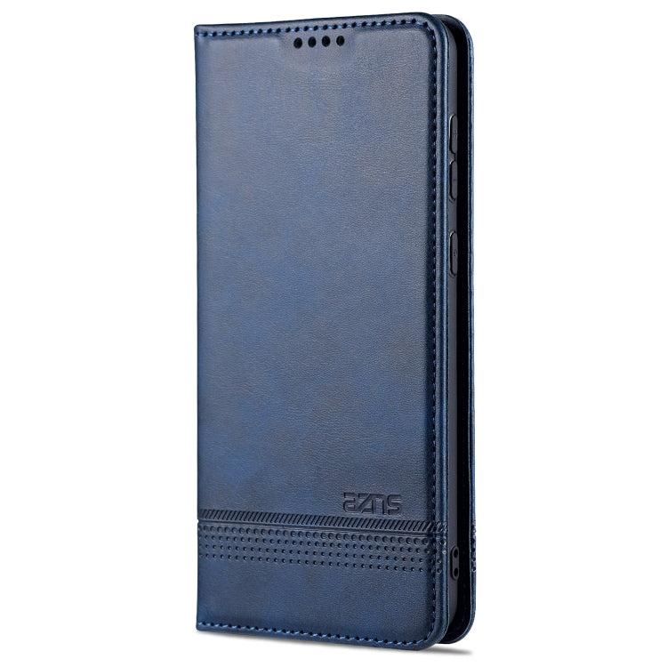 For Samsung Galaxy A02 AZNS Magnetic Calf Texture Horizontal Flip Leather Case with Card Slots & Holder & Wallet