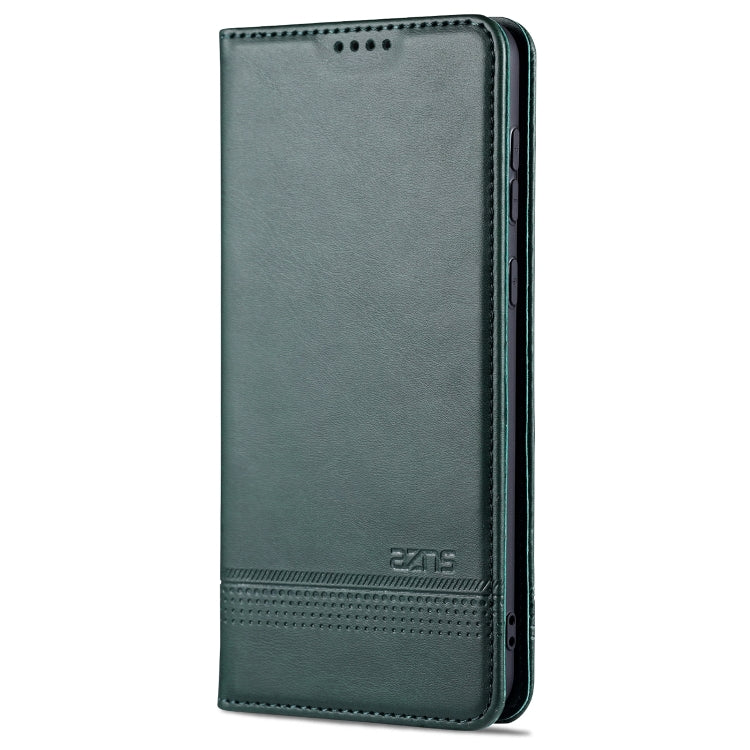 For Samsung Galaxy A02 AZNS Magnetic Calf Texture Horizontal Flip Leather Case with Card Slots & Holder & Wallet