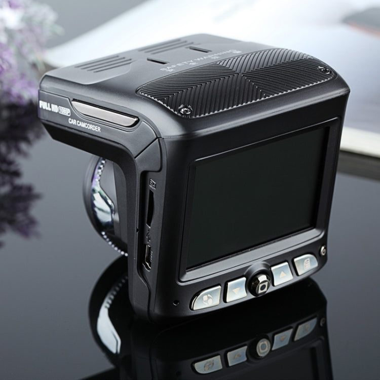 MSY-301 Car DVR Camera + Radar Detector 2.4 inch Screen FHD 1080P, Support GPS / TF Card / G-Sensor / Loop Recording